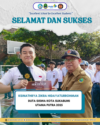 Tiga Siswa SMAN 4 Sukabumi Terpilih Menjadi Duta Siswa Kota Sukabumi duta siswa kota sukabumi putra