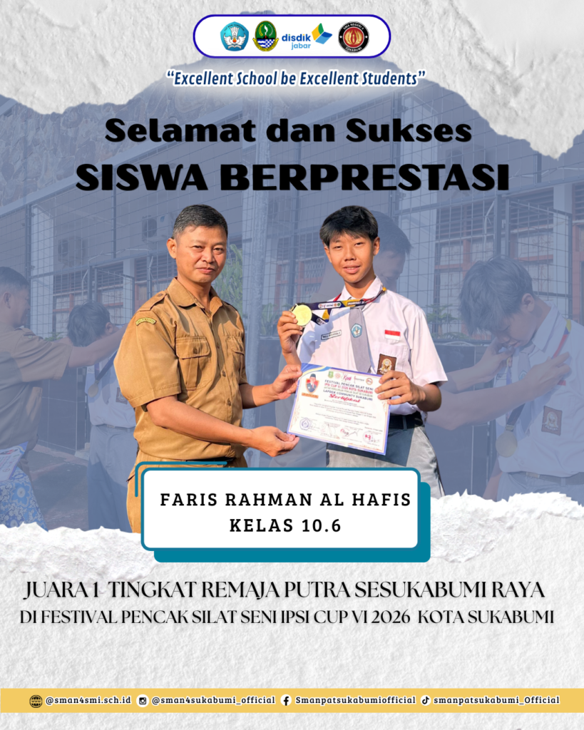 Faris Rahman Al-Hafis Raih Juara 1 Pencak Silat IPSI Cup VI 2026 Sukabumi