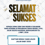 SNBT 2026 SMA Negeri 4 Sukabumi